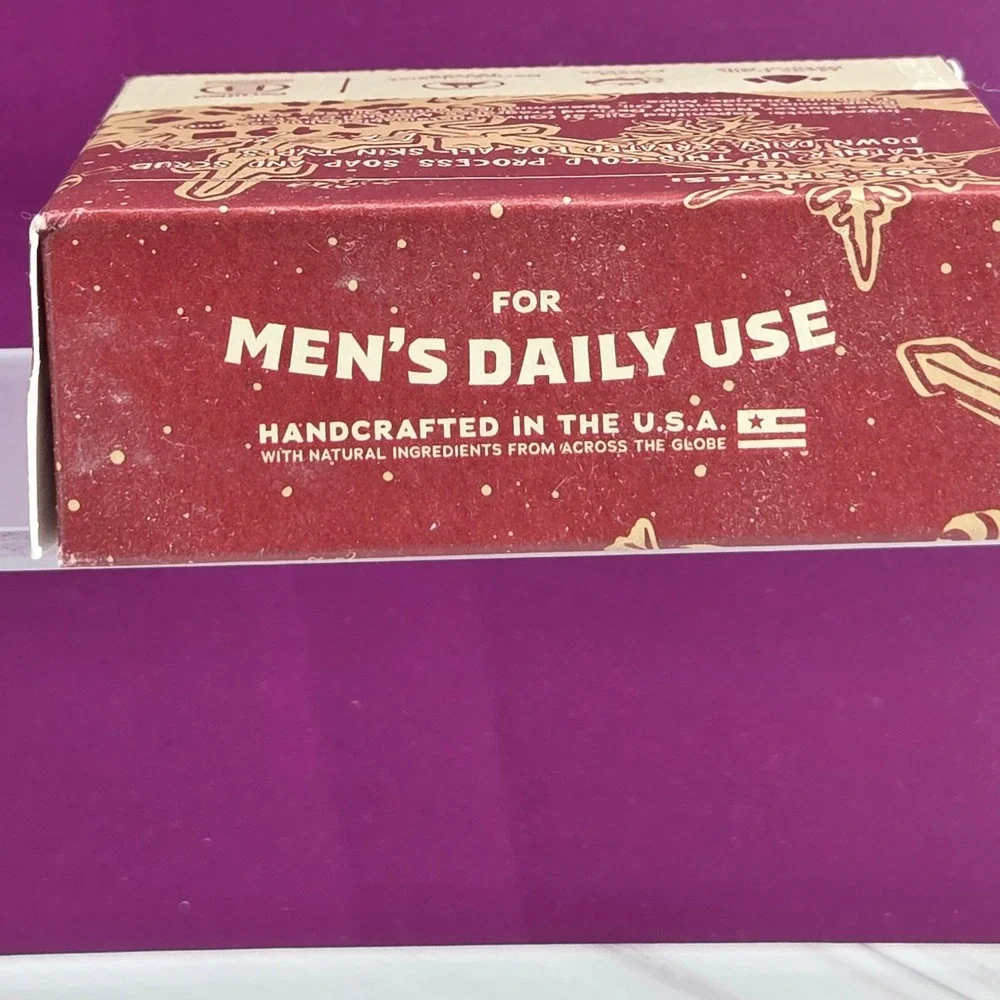 Dr Squatch Natural Soap Mens 5oz Frosty Peppermint Limited Edition Holiday